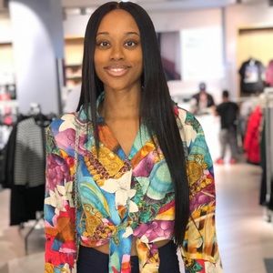 Silk Vintage Top 😍